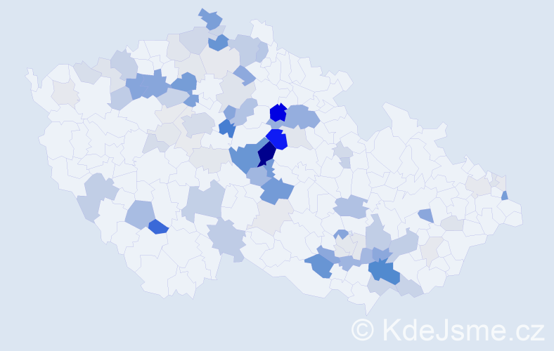 Příjmení: 'Schovanec', počet výskytů 267 v celé ČR