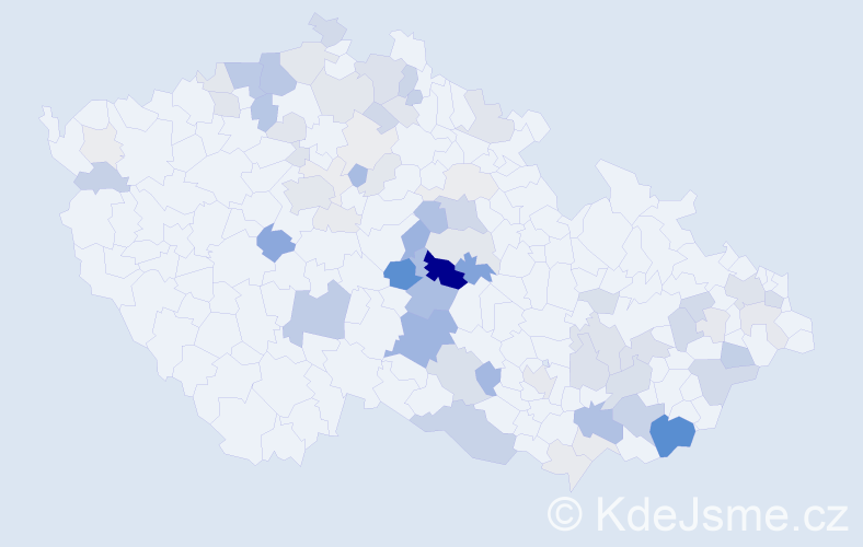 Příjmení: 'Doležálek', počet výskytů 244 v celé ČR