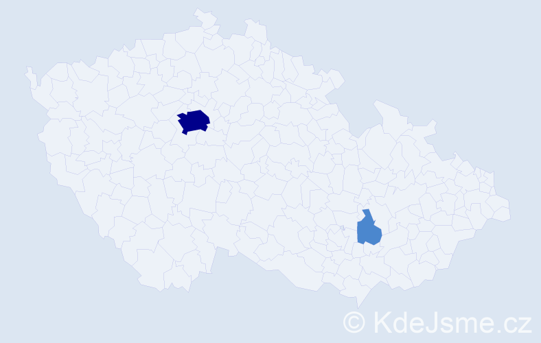 Příjmení: 'Buchynska', počet výskytů 6 v celé ČR