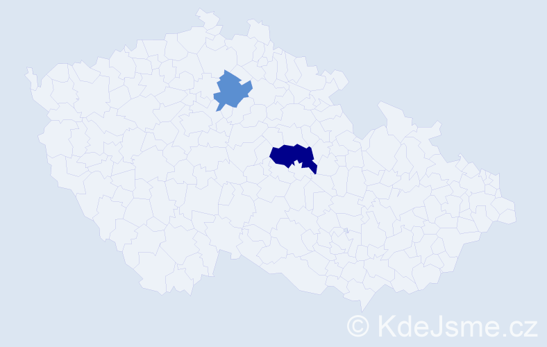Příjmení: 'Petrowski', počet výskytů 3 v celé ČR