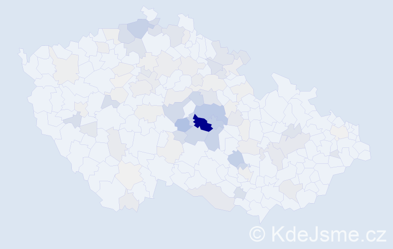 Příjmení: 'Culek', počet výskytů 397 v celé ČR