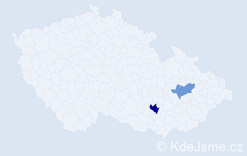 Příjmení: 'Reitter', počet výskytů 7 v celé ČR
