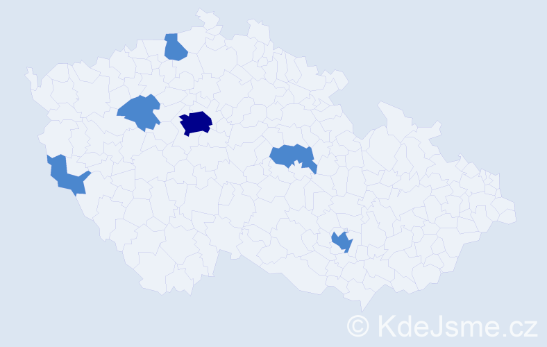 Příjmení: '"Phung Quoc"', počet výskytů 8 v celé ČR