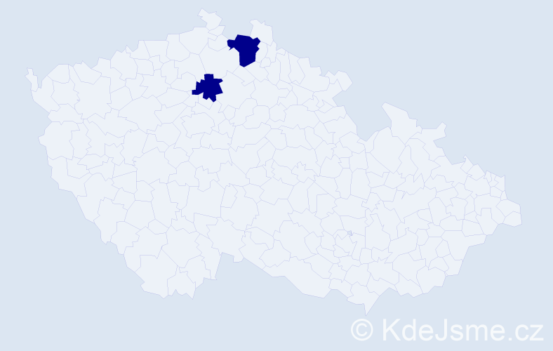 Příjmení: 'Shmelova', počet výskytů 2 v celé ČR