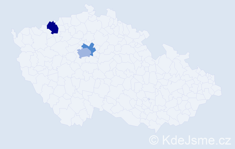 Příjmení: 'Greč', počet výskytů 6 v celé ČR