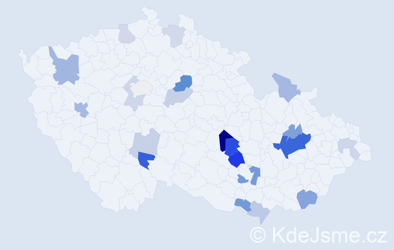 Příjmení: 'Glier', počet výskytů 43 v celé ČR