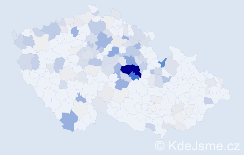 Příjmení: 'Paulusová', počet výskytů 453 v celé ČR
