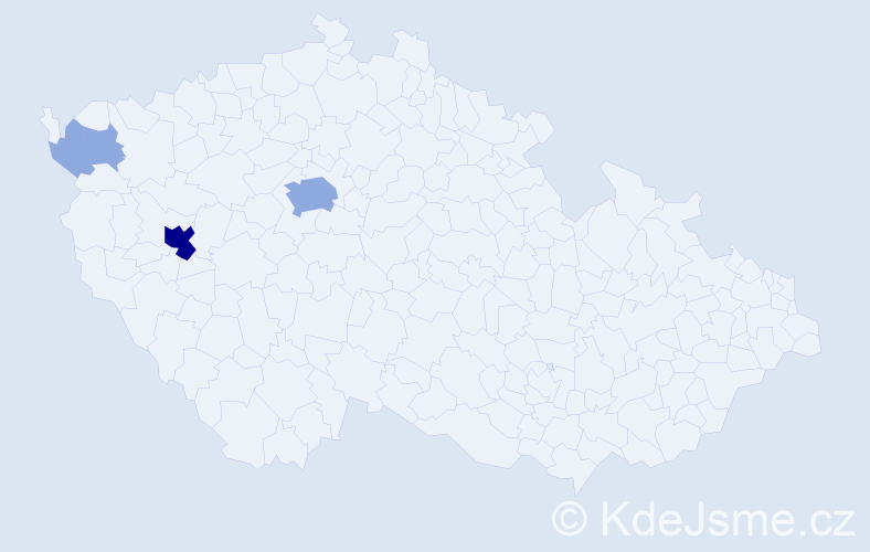 Příjmení: 'Burkovská', počet výskytů 8 v celé ČR