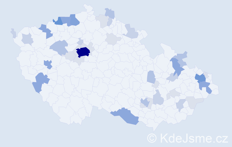 Příjmení: 'Brettschneider', počet výskytů 121 v celé ČR