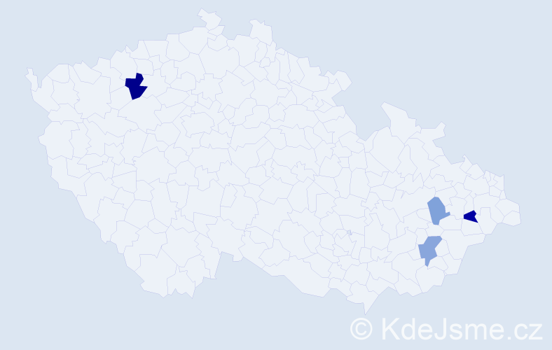 Příjmení: 'Görig', počet výskytů 8 v celé ČR