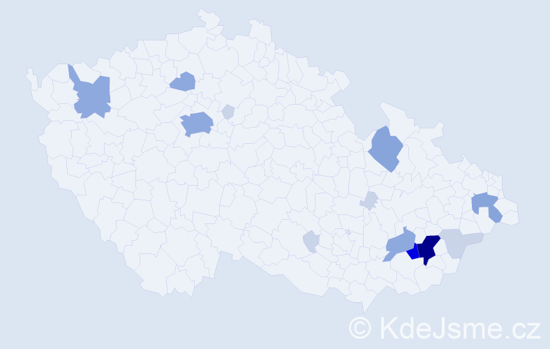 Příjmení: 'Landsfeld', počet výskytů 42 v celé ČR