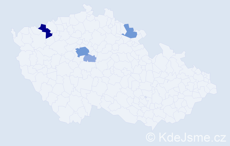 Příjmení: 'Biemová', počet výskytů 11 v celé ČR