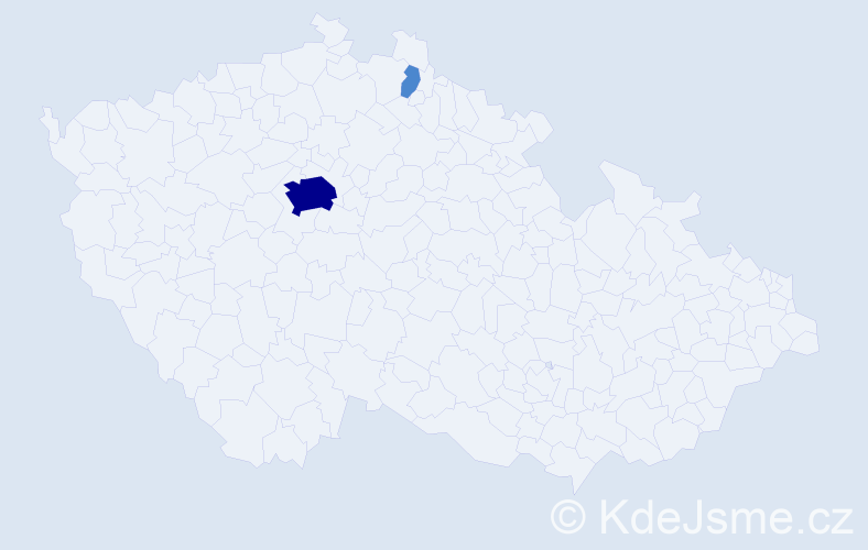 Příjmení: 'Bloching', počet výskytů 4 v celé ČR