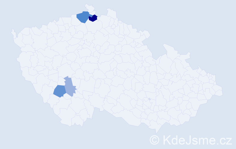 Příjmení: 'Marčalová', počet výskytů 10 v celé ČR