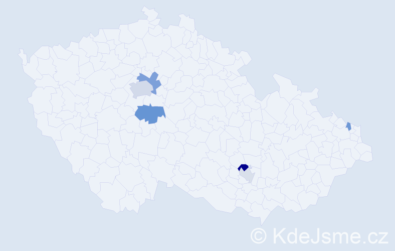 Příjmení: 'Villa', počet výskytů 12 v celé ČR