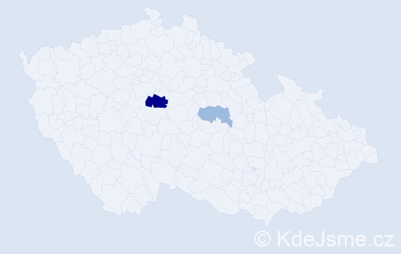 Příjmení: 'Graves', počet výskytů 5 v celé ČR