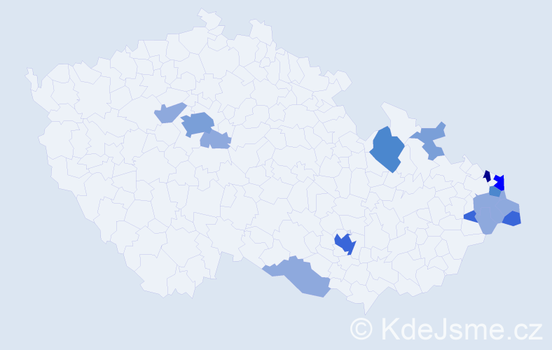 Příjmení: 'Minolová', počet výskytů 41 v celé ČR