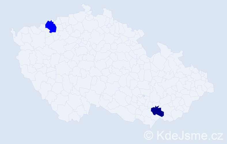 Příjmení: 'Pecúch', počet výskytů 3 v celé ČR