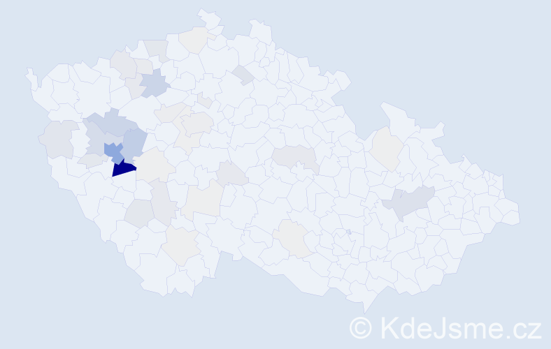 Příjmení: 'Kotorová', počet výskytů 139 v celé ČR