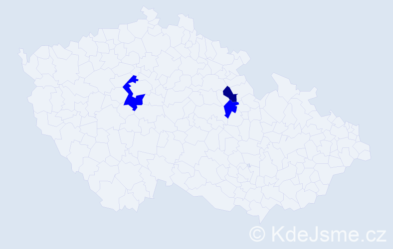Příjmení: 'Plotková', počet výskytů 7 v celé ČR