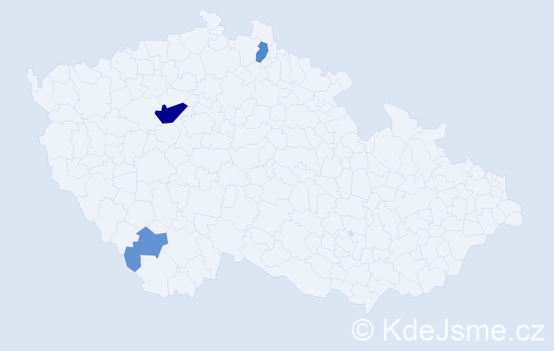 Příjmení: 'Keszi', počet výskytů 10 v celé ČR