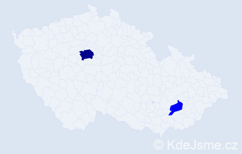 Příjmení: 'Reece', počet výskytů 3 v celé ČR