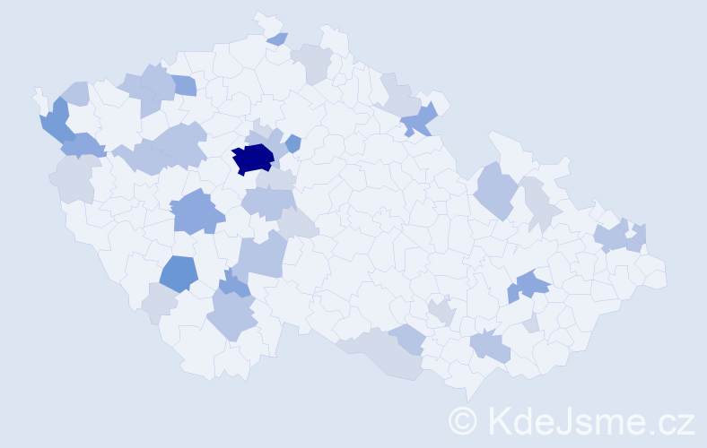 Příjmení: 'Remišová', počet výskytů 98 v celé ČR