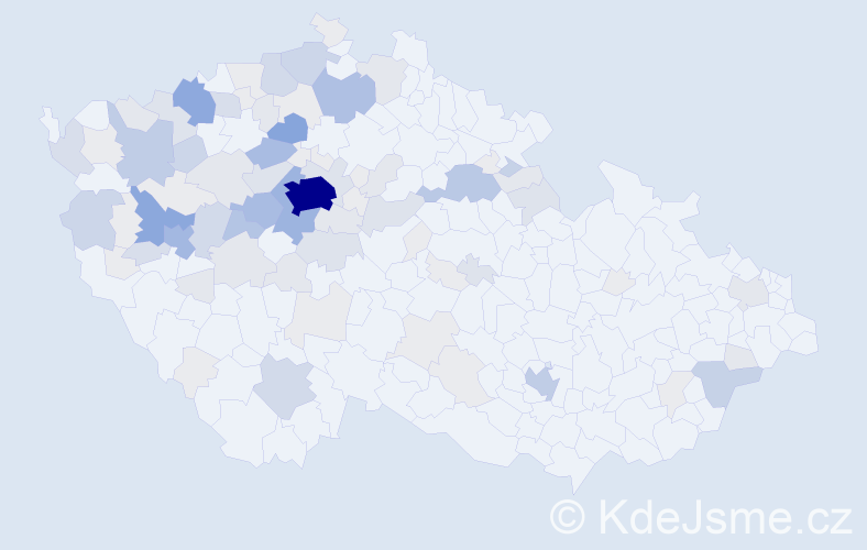 Příjmení: 'Rott', počet výskytů 357 v celé ČR