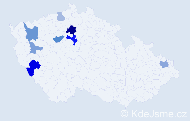 Příjmení: 'Liebzeitová', počet výskytů 20 v celé ČR