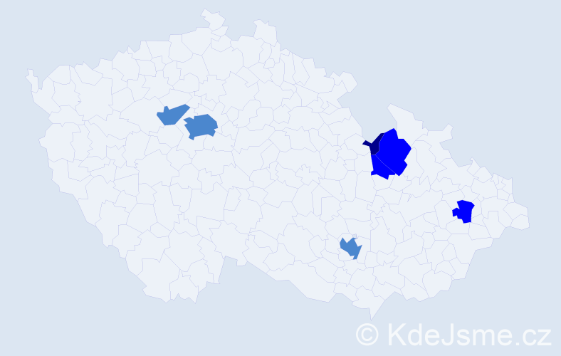 Příjmení: 'Krutta', počet výskytů 12 v celé ČR