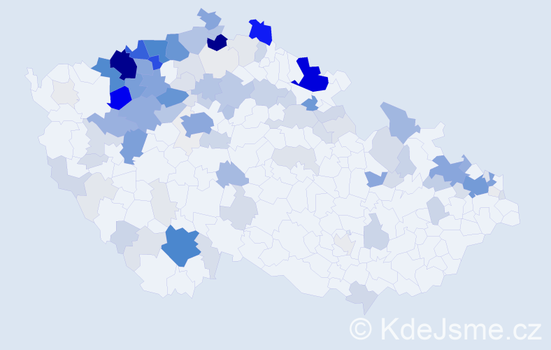 Příjmení: 'Gorolová', počet výskytů 636 v celé ČR