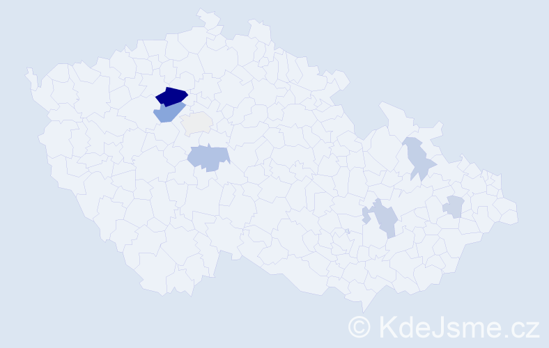 Příjmení: 'Szigeti', počet výskytů 24 v celé ČR