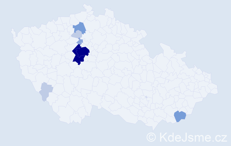 Příjmení: 'Koušová', počet výskytů 30 v celé ČR