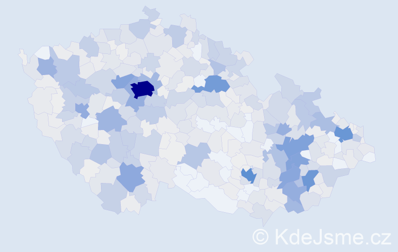 Příjmení: 'Petřík', počet výskytů 2260 v celé ČR