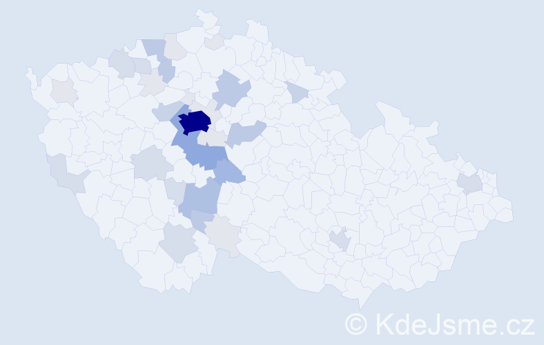 Příjmení: 'Ctibor', počet výskytů 113 v celé ČR
