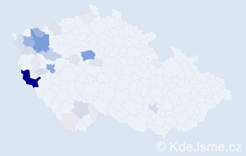 Příjmení: 'Märzová', počet výskytů 146 v celé ČR