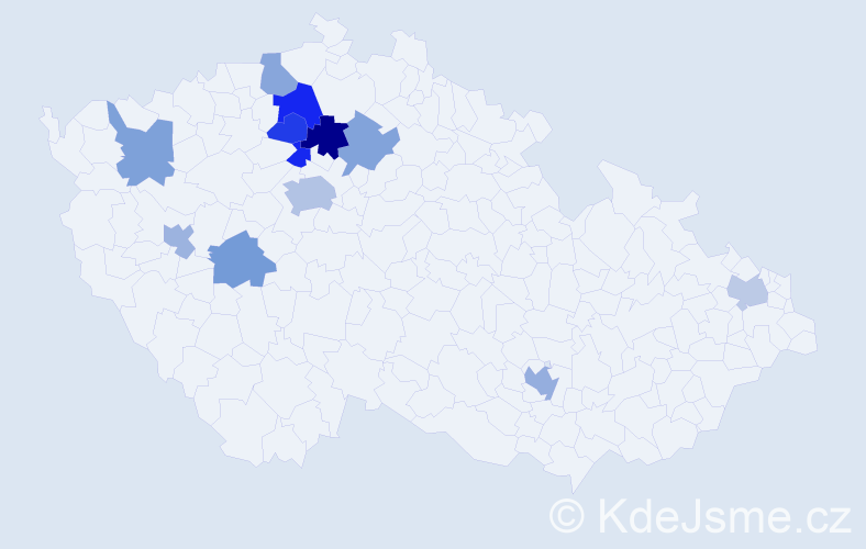 Příjmení: 'Butenko', počet výskytů 18 v celé ČR