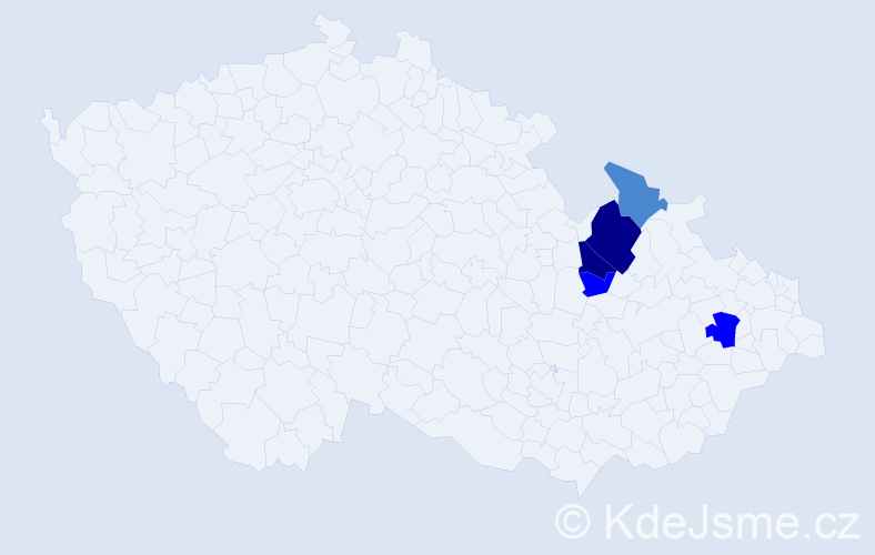 Příjmení: 'Liewehr', počet výskytů 11 v celé ČR