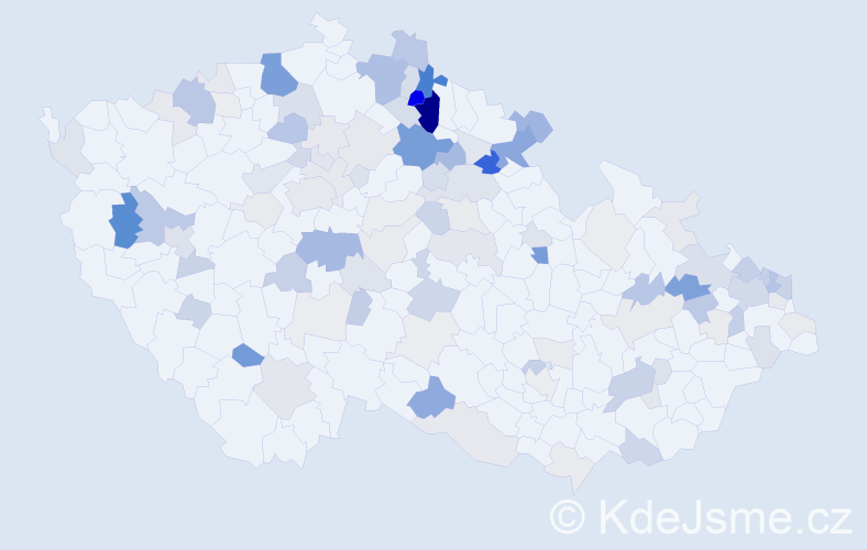 Příjmení: 'Samko', počet výskytů 353 v celé ČR