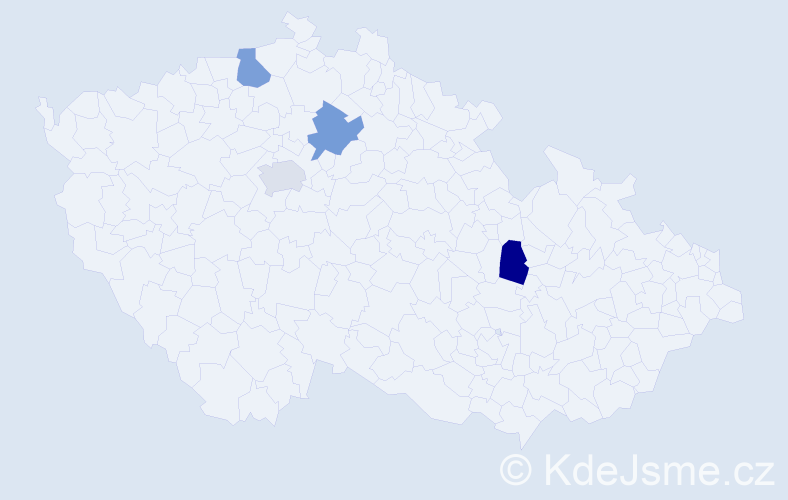 Příjmení: 'Fuentes', počet výskytů 4 v celé ČR