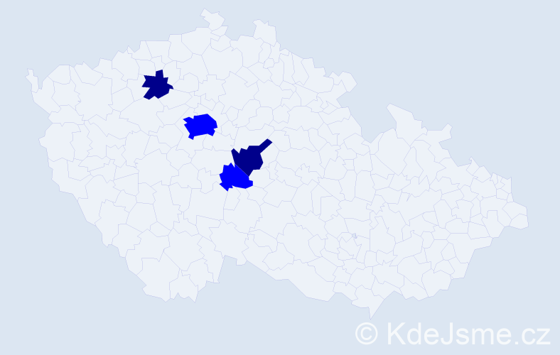Příjmení: 'Brecková', počet výskytů 6 v celé ČR