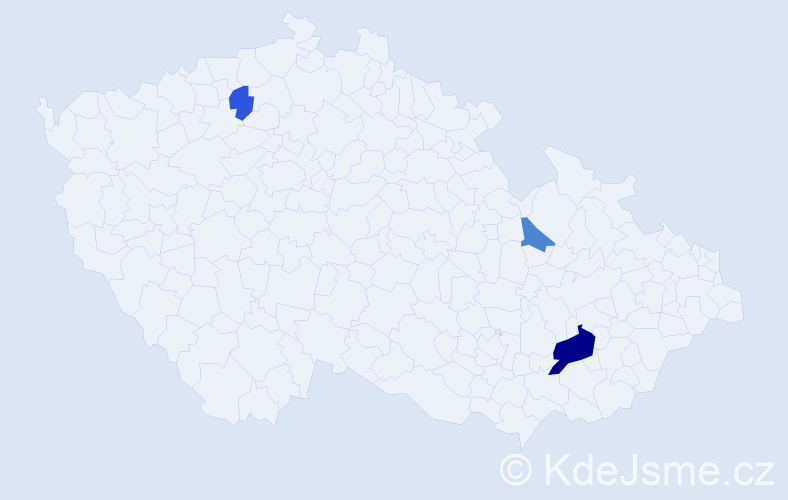 Příjmení: 'Salachna', počet výskytů 6 v celé ČR