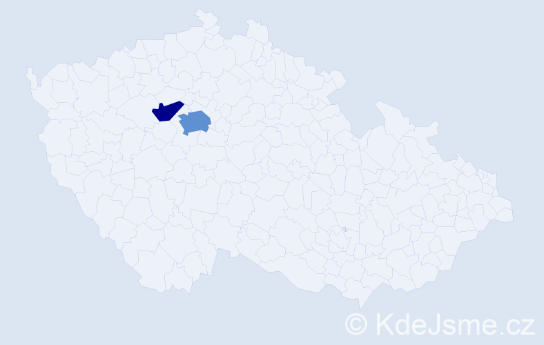 Příjmení: 'Bušniaková', počet výskytů 4 v celé ČR