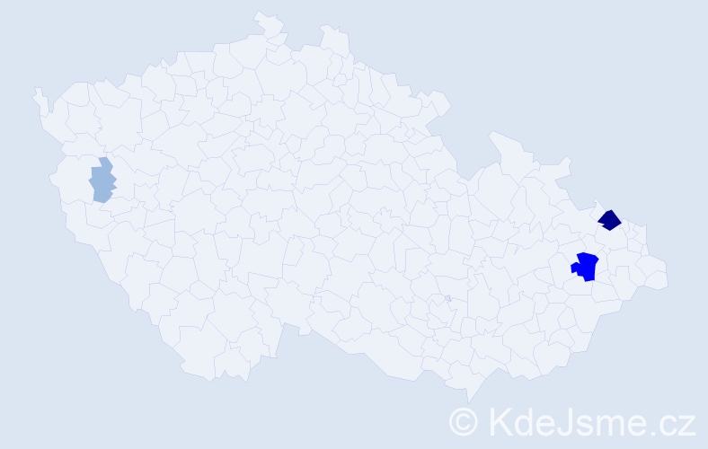 Příjmení: 'Paschek', počet výskytů 8 v celé ČR