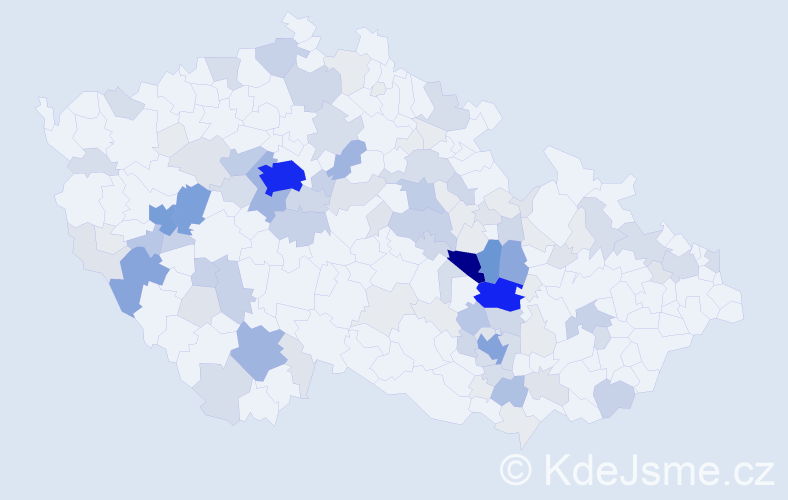 Příjmení: 'Andrlík', počet výskytů 474 v celé ČR