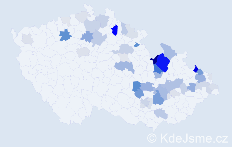 Příjmení: 'Schwarzerová', počet výskytů 141 v celé ČR