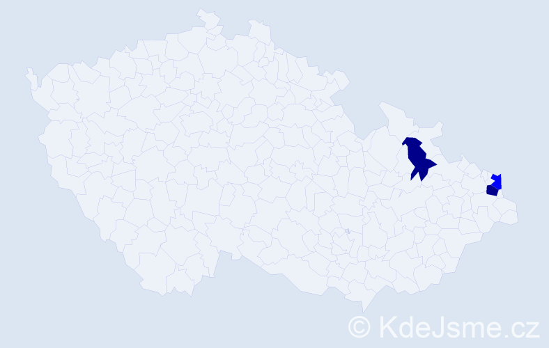 Příjmení: 'Tiahnibok', počet výskytů 8 v celé ČR