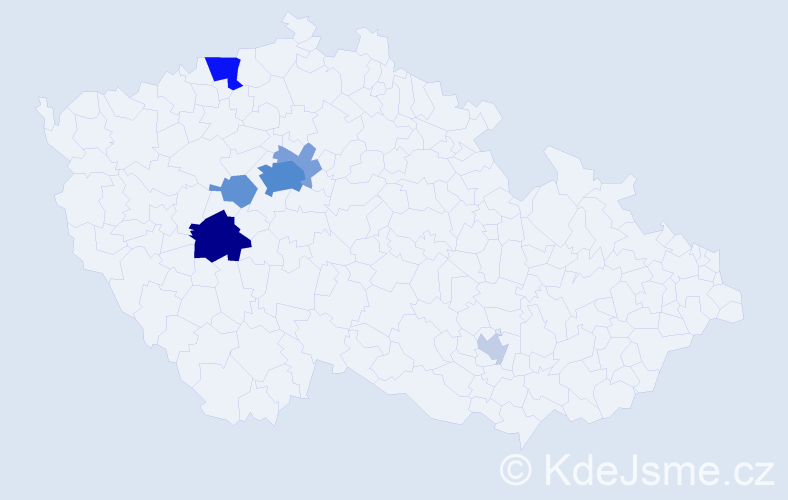 Příjmení: 'Arutyunyan', počet výskytů 23 v celé ČR