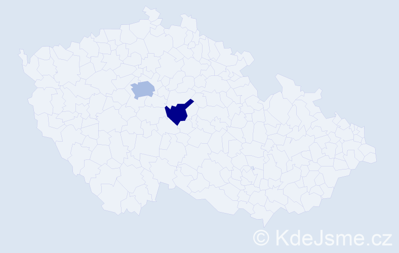 Příjmení: 'Barbakadze', počet výskytů 6 v celé ČR