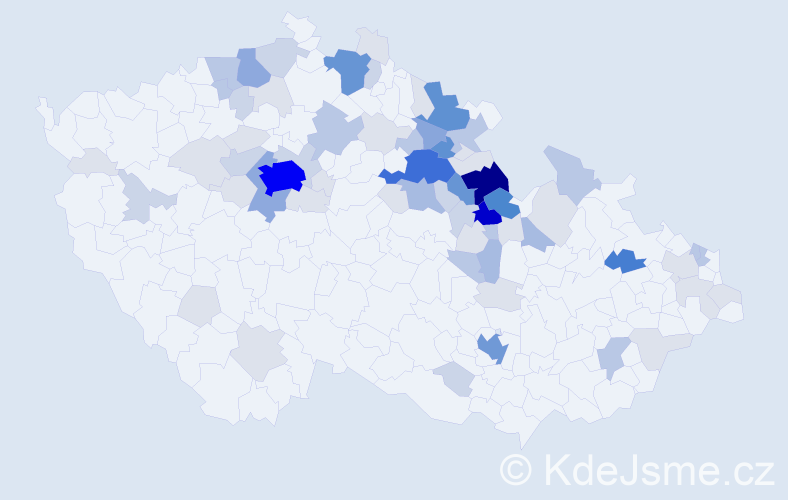 Příjmení: 'Vašátko', počet výskytů 268 v celé ČR